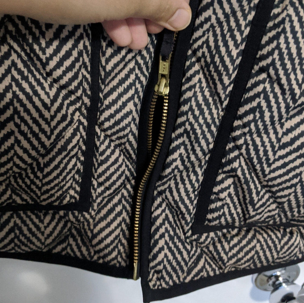 J. Crew Excursion Quilted Down Herringbone Vest S - image 2